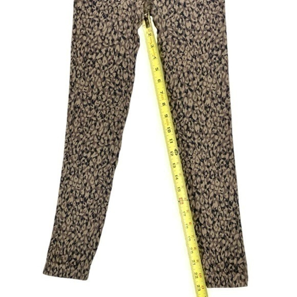 SPANX Leggings Womens Sz Small Tan Black Leopard Look At Me Now Seamless Pull On - Picture 7 of 8